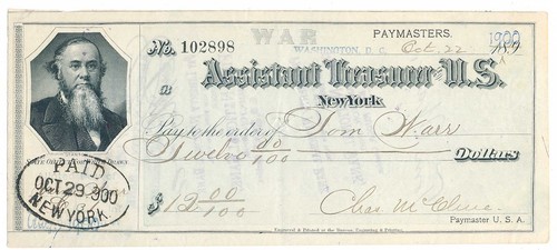 1900 war allotment - allotment, check