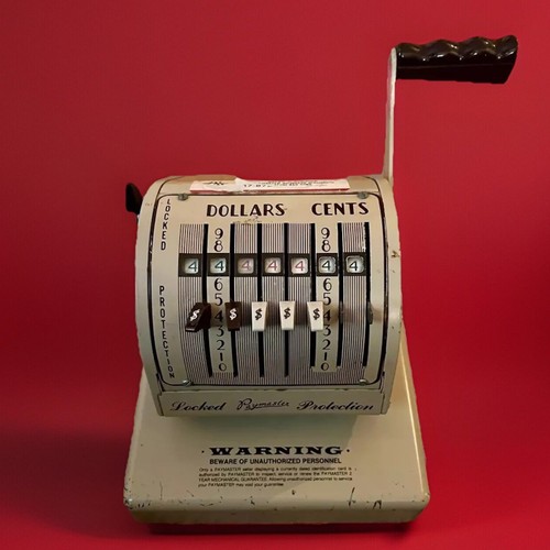 Vintage paymaster x550 check - vintage,