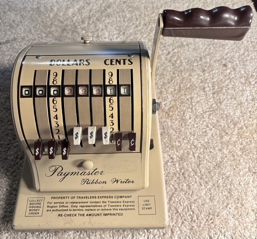 Vintage paymaster series 8000 - paymaster,
