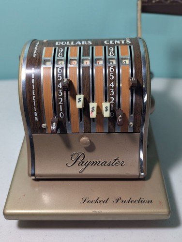 Paymaster check writer machine - paymaster,