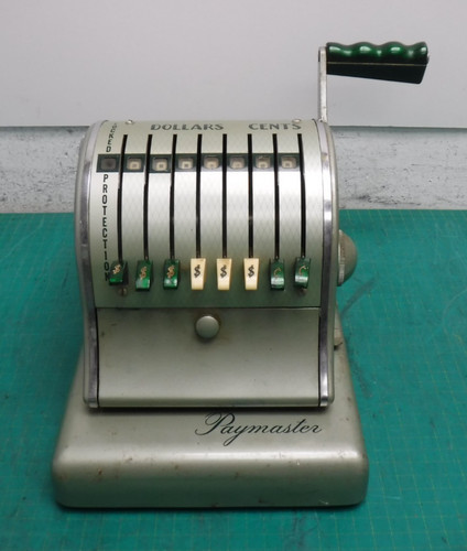 Vintage paymaster 600 - vintage, check