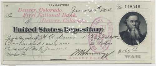 1903 denver colorado - colorado, check