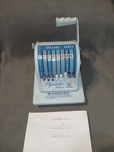 Paymaster ribbon writer 8000 - paymaster,