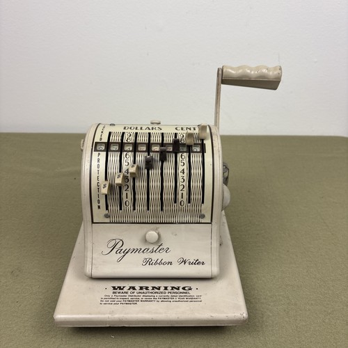 Vintage paymaster series - paymaster, 8000