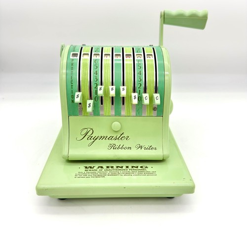 Vtg paymaster ribbon writer - vtg,