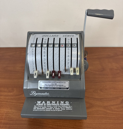 Paymaster 9000 series model - 9000, (model