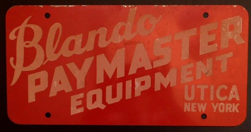 Blando paymaster check - blando, (check